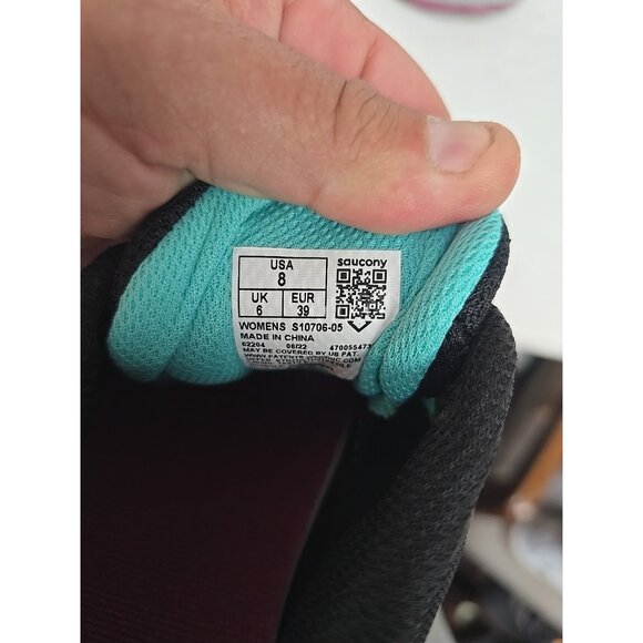 Saucony Women’s Cohesion TR15 Athletic Sneakers S10706-05 Black/Multi Size 8M - Picture 3 of 10